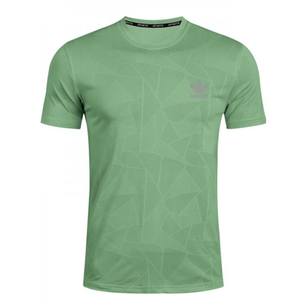 Adas maglia da allenamento verde abbigliamento sportivo uniforme da uomo maglia da calcio da calcio casual t-shirt sportiva manica corta 2023-2024